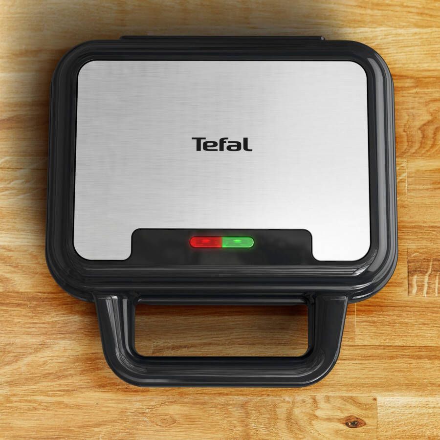 Tefal Sandwichmaker SW383D Ultracompact 3-in-1 sandwich-wafel-panini combigericht