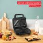 Tefal Sandwichmaker Ultracompact 3-in-1 Sandwich Wafel Panini anti-aanbaklaag - Thumbnail 7