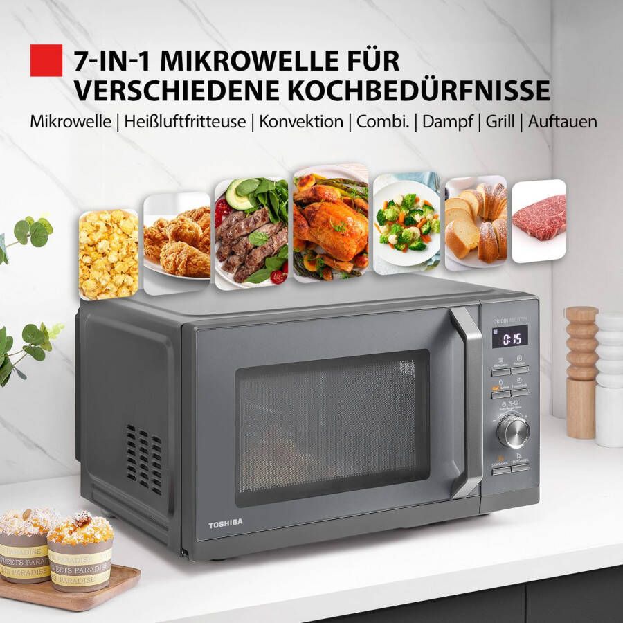 Toshiba Magnetron MW3-AC26SFI(MG) 4-in-1 combi magnetron met grill