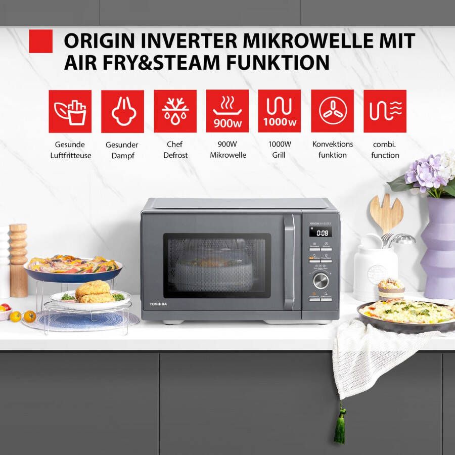 Toshiba Magnetron MW3-AC26SFI(MG) 4-in-1 combi magnetron met grill