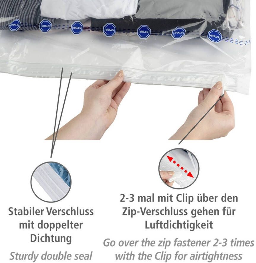 Wenko Vacumeerzak Vacuüm jumbo cube XXL