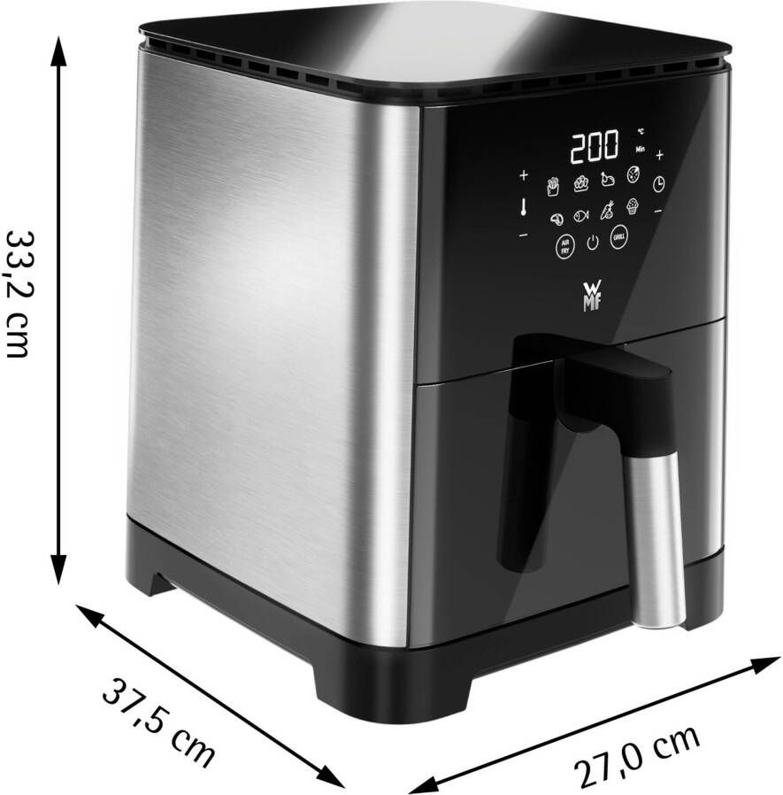 WMF Airfryer 04.1557.0011 Multi Taste 4 6l inhoud 8 programma's timer