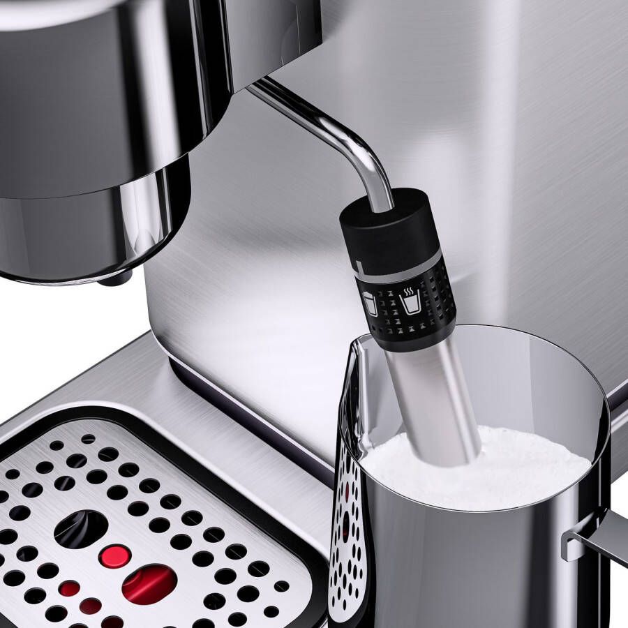 WMF Espressomachine Lumero compact subtiele led-verlichting 15 bar 1350 watt melkopschuimer