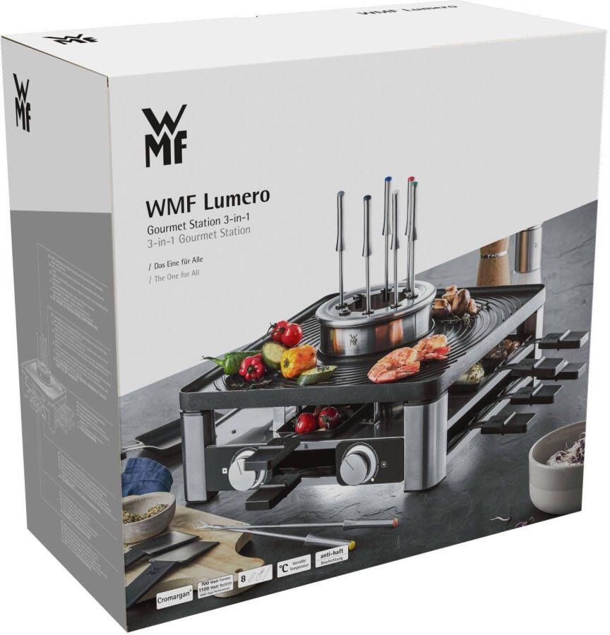 WMF Raclette Lumero Gourmet Station 3-in-1