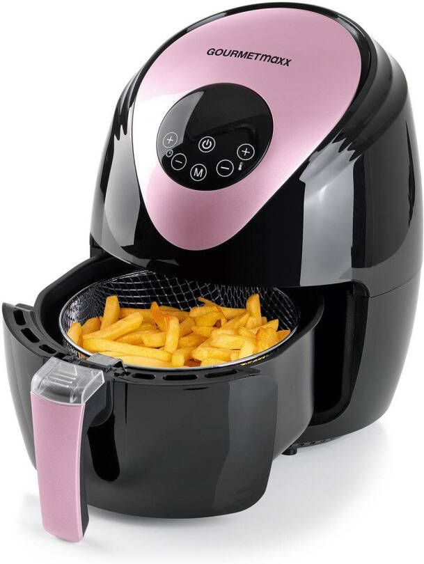 GOURMETmaxx Airfryer roze inhoud 2 5 kg
