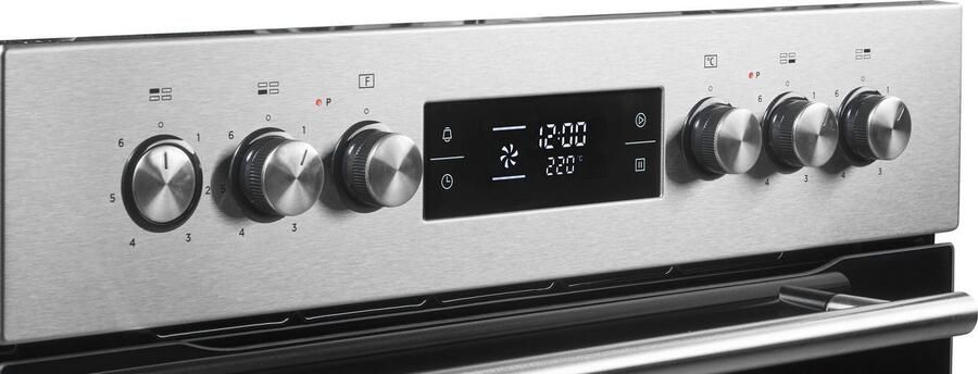 Hanseatic Inbouw elektrisch fornuisset 65C90C7-E11B000 + MC-HF605AG2 Lichte vervuilingen worden verwijderd met behulp van stoom (2 stuks) - Foto 8