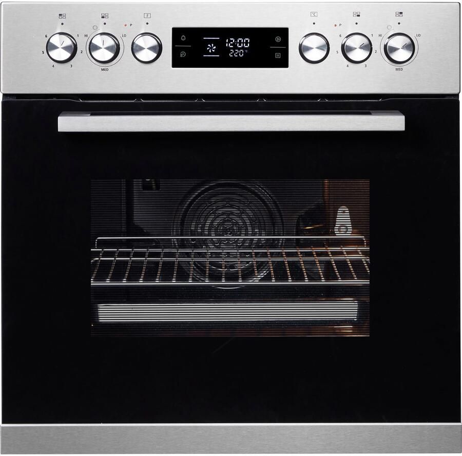 Hanseatic Inbouw elektrisch fornuisset HBCO7010PA1 + HC46066CB Pyrolyse zelfreiniging: Nooit meer de oven schrobben