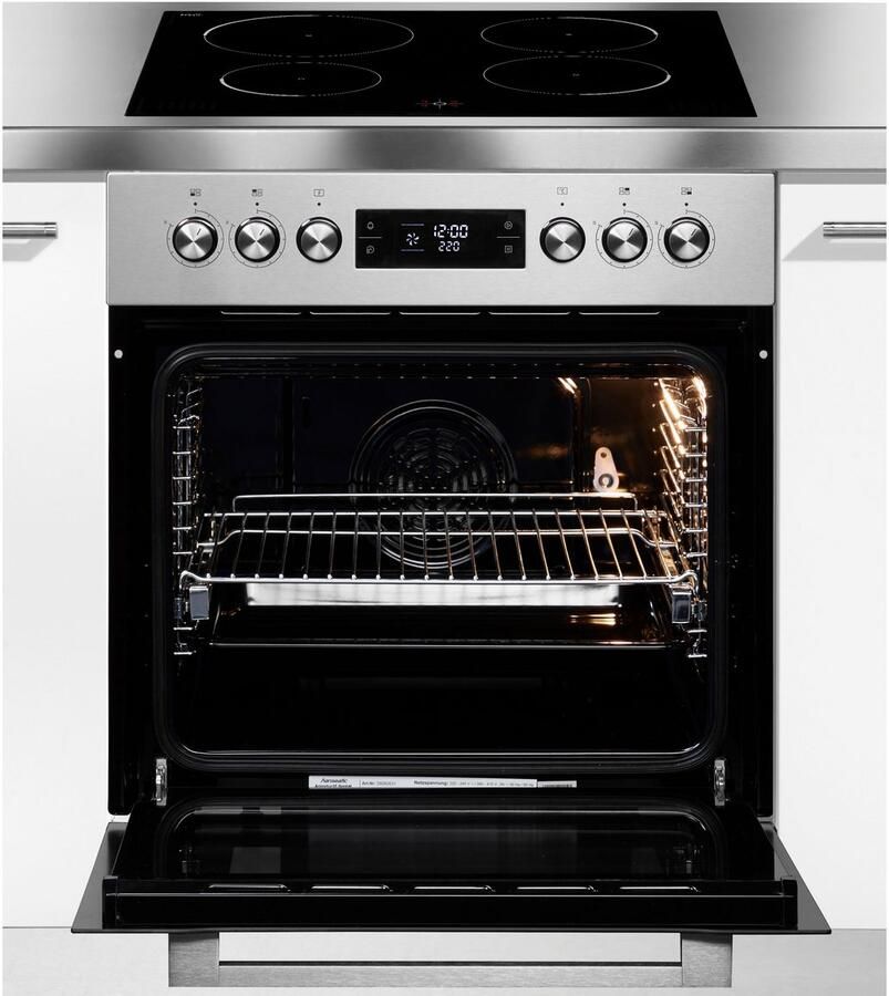 Hanseatic Inbouw inductie fornuisset 65C90C7-E11B200 + MC-IF7136B2-AC Breng het water snel aan de kook dankzij inductie - Foto 6