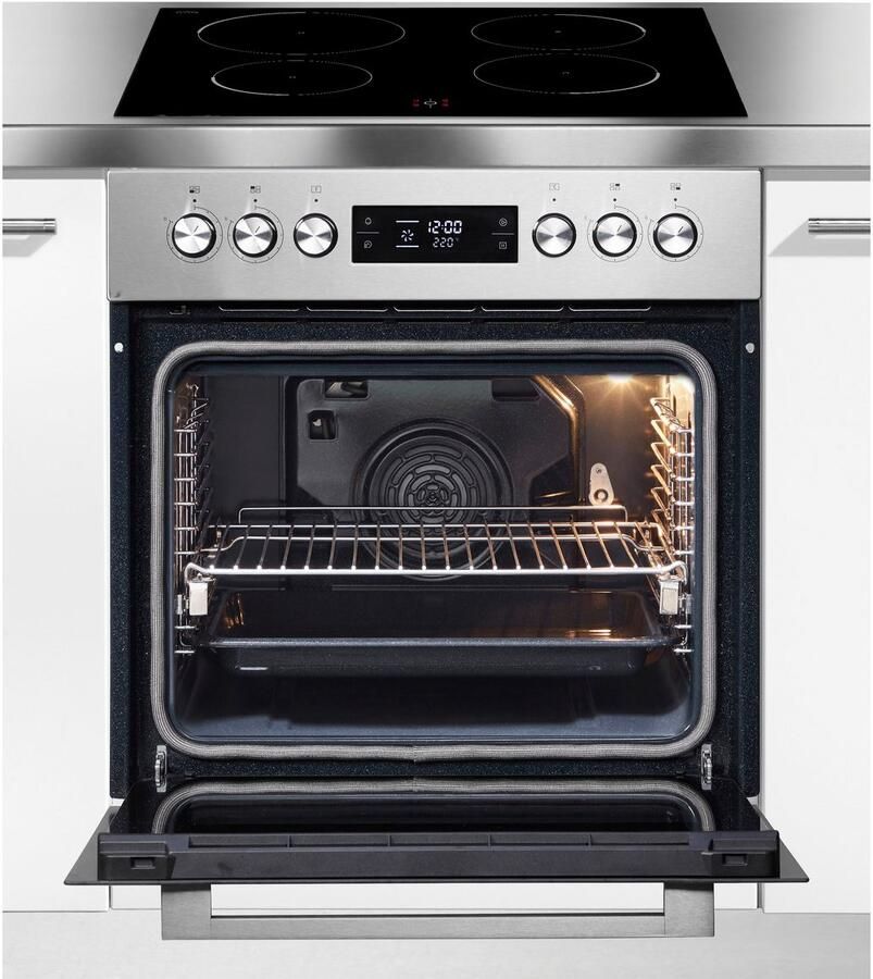 Hanseatic Inbouw inductie fornuisset HBCO7010PA1 + HI4B6071CB Pyrolyse zelfreiniging: Nooit meer de oven schrobben - Foto 2