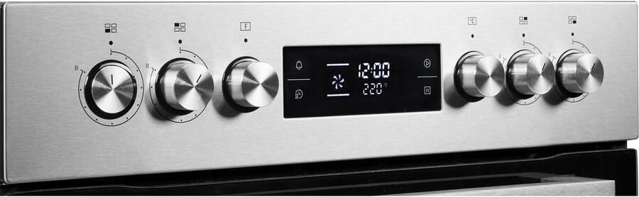 Hanseatic Inbouw inductie fornuisset HBCO7010PA1 + HI4B6071CB Pyrolyse zelfreiniging: Nooit meer de oven schrobben - Foto 6