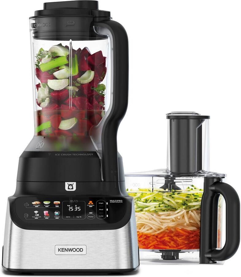 Kenwood FDM73.480SS MultiP)ro One Touch Foodprocessors Zilver Ingebouwde digitale weegschaal Express Serve - Foto 8