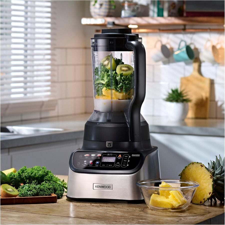 Kenwood FDM73.480SS MultiP)ro One Touch Foodprocessors Zilver Ingebouwde digitale weegschaal Express Serve - Foto 3