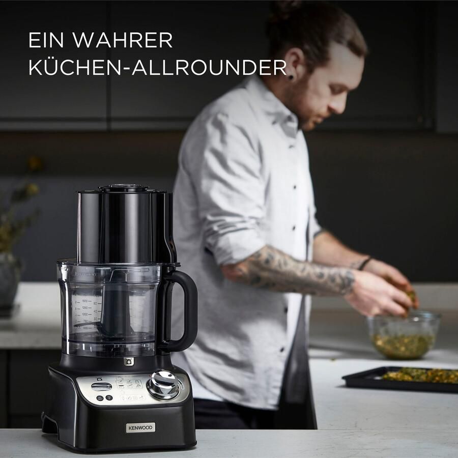 Kenwood Keukenmachine FDM72.990BK MultiPro XL Weigh+ 1000 watt 3 l werkkom autograph collection - Foto 5