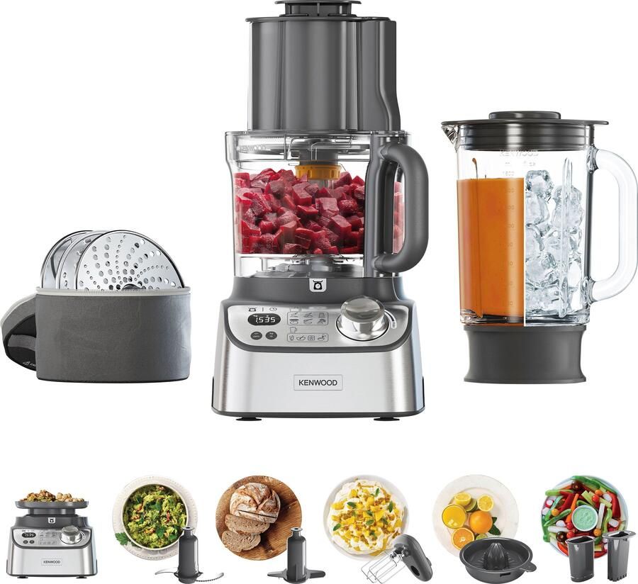 Kenwood Keukenmachine FDM72.990BK MultiPro XL Weigh+ 1000 watt 3 l werkkom autograph collection - Foto 8