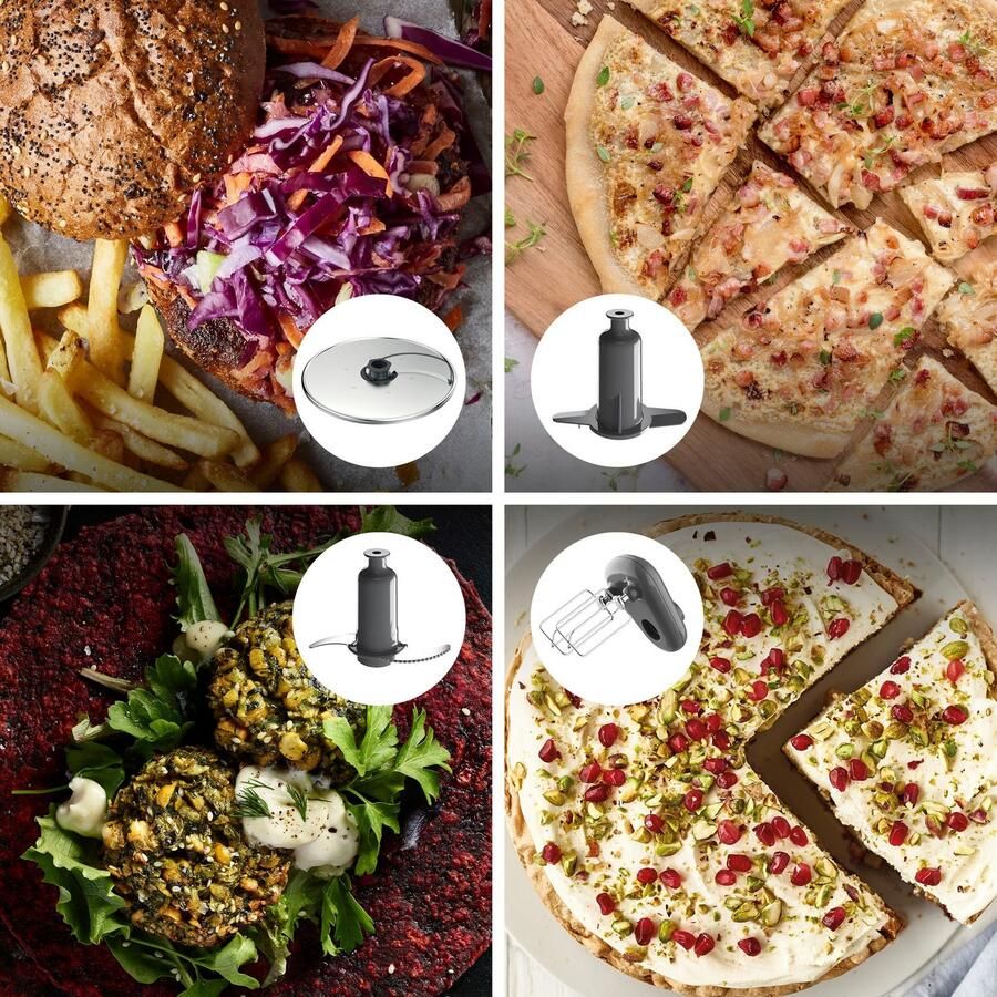 Kenwood Keukenmachine FDM72.990BK MultiPro XL Weigh+ 1000 watt 3 l werkkom autograph collection - Foto 4