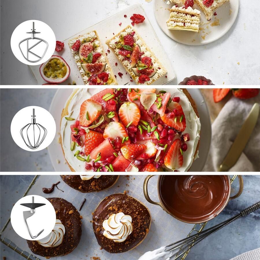 Kenwood Keukenmachine Titanium Chef Baker KVC65.001WH - Foto 4