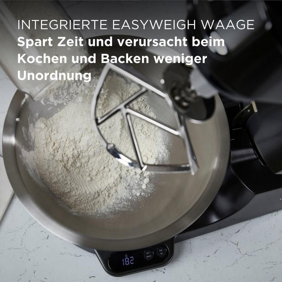 Kenwood Keukenmachine Titanium Chef Baker KVC85.004BK m. toebehoren