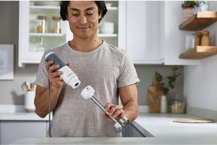 Kenwood Staafmixer HBM40.306WH Triblade XL 850 watt incl. 4-delige accessoireset - Foto 7
