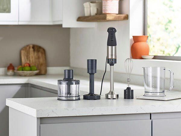 Kenwood Staafmixer HBM60.307GY Triblade XL+ incl. hakmolen aardappelstamper maatbeker en garde - Foto 7