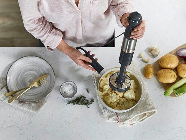 Kenwood Staafmixer HBM60.307GY Triblade XL+ incl. hakmolen aardappelstamper maatbeker en garde - Foto 8