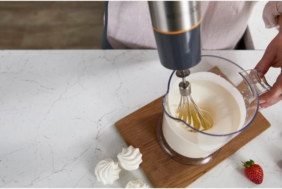 Kenwood Staafmixer HBM60.307GY Triblade XL+ incl. hakmolen aardappelstamper maatbeker en garde - Foto 2