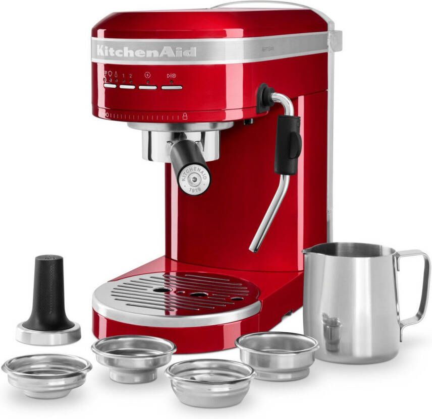 Kitchenaid Artisan Espresso 5KES6503EER Keizerrood | Espressomachines | Keuken&Koken Koffie&Ontbijt | 8003437607516 - Foto 15