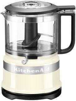 KitchenAid Mini Hakmolen Keukenmachine handig en veelzijdig met pulseerstand en twee snelheden 830ml Almond cream beige - Foto 2