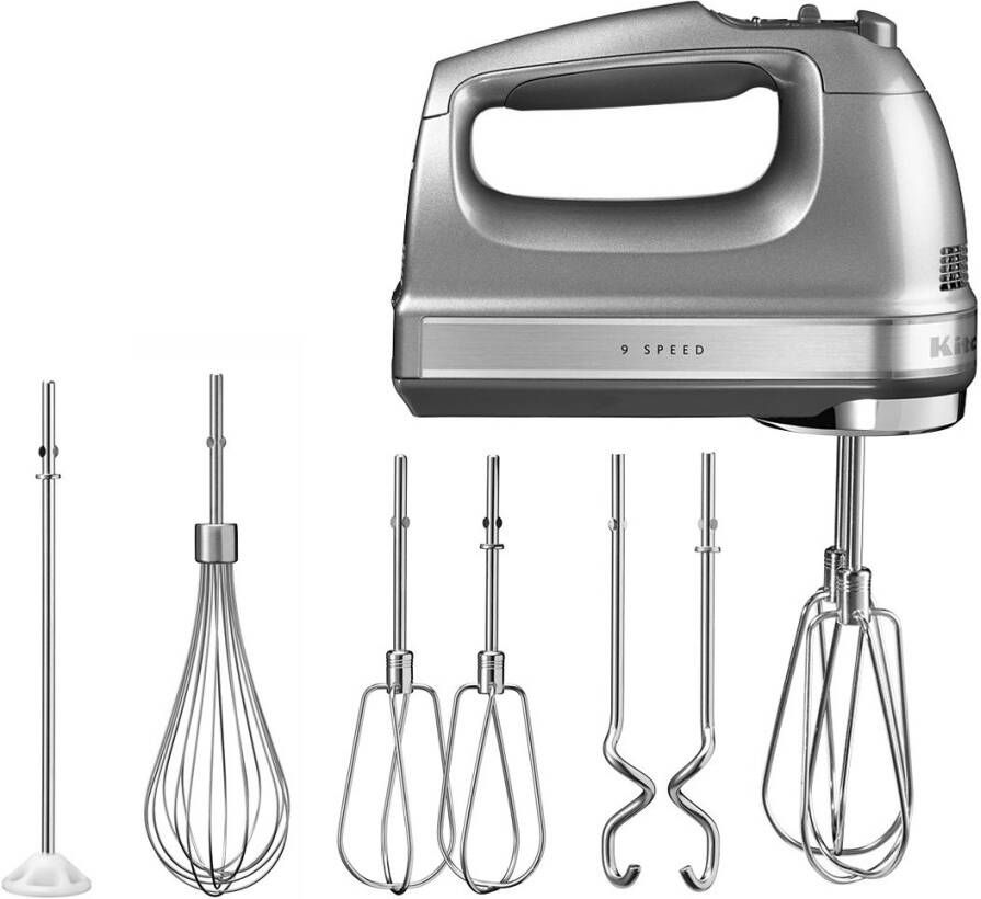 KitchenAid Artisan 5KHM9212ECU Handmixer 85 W Contour Silver 9 Snelheden