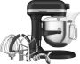 KitchenAid Artisan Standmixer met in Hoogte Verstelbare Kom Krachtig stil 11 snelheden roestvrijstalen accessoires en capaciteit van 6 6L Vulkaanzwart - Thumbnail 1