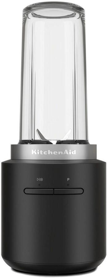 KitchenAid Go Draadloze draagbare blender zonder batterij Inbegrepen mengbeker van 473 ml Aan uit- en pulse-knop Matt Zwart - Foto 13