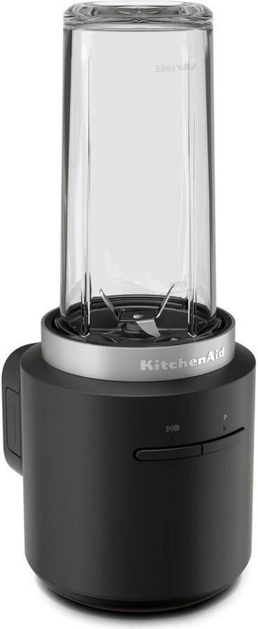 KitchenAid Go Draadloze draagbare blender zonder batterij Inbegrepen mengbeker van 473 ml Aan uit- en pulse-knop Matt Zwart - Foto 10