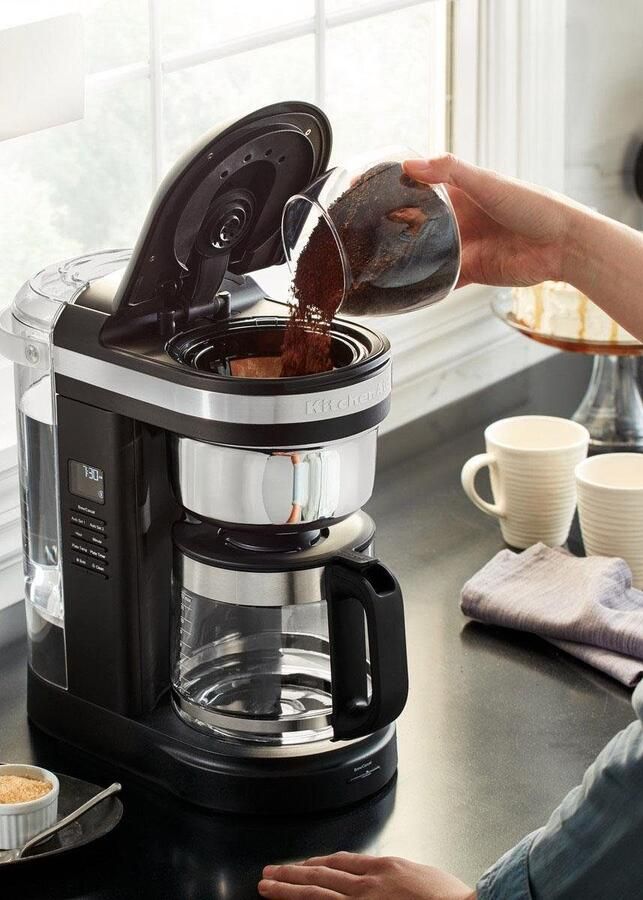 KitchenAid Filterkoffieapparaat 5KCM1209EOB ONYX BLACK 1 7 l Drip-koffiezetapparaat met spiraalvormige watertuit - Foto 8
