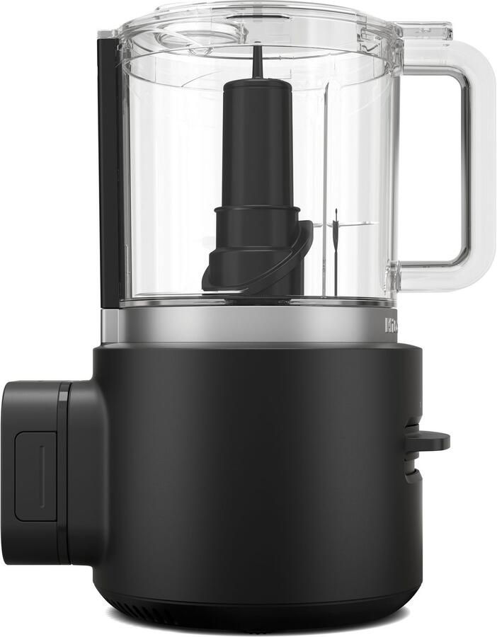 KitchenAid Go Draadloze hakmolen met batterij Inbegrepen mengkom van 1 18 L garde en roestvrijstalen mes 2 snelheden en pulse-modus Matt Zwart - Foto 6