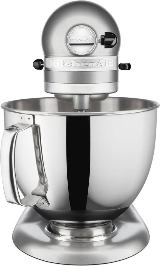 KitchenAid keukenmachine Artisan Keukenrobot met 5 accessoires en 2 mengkommen 300 W 3 L en 4 8 L Contour Zilver - Foto 6