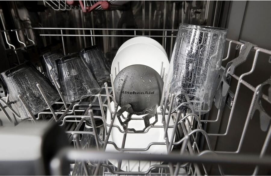 KitchenAid Go Draadloze staafmixer zonder batterij Inbegrepen mengbeker van 1 L met deksel draadgarde hakmolen en mixstaaf met roestvrijstalen mes Matt Zwart - Foto 12