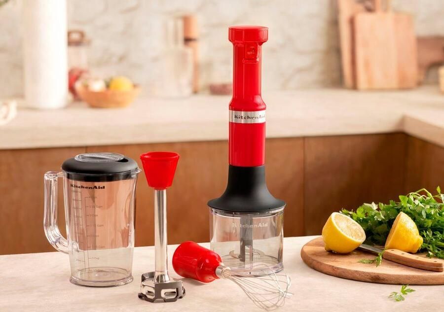 Kitchenaid Staafmixer Rood 5KHBV83EER | Mixers | 5413184907372 - Foto 5