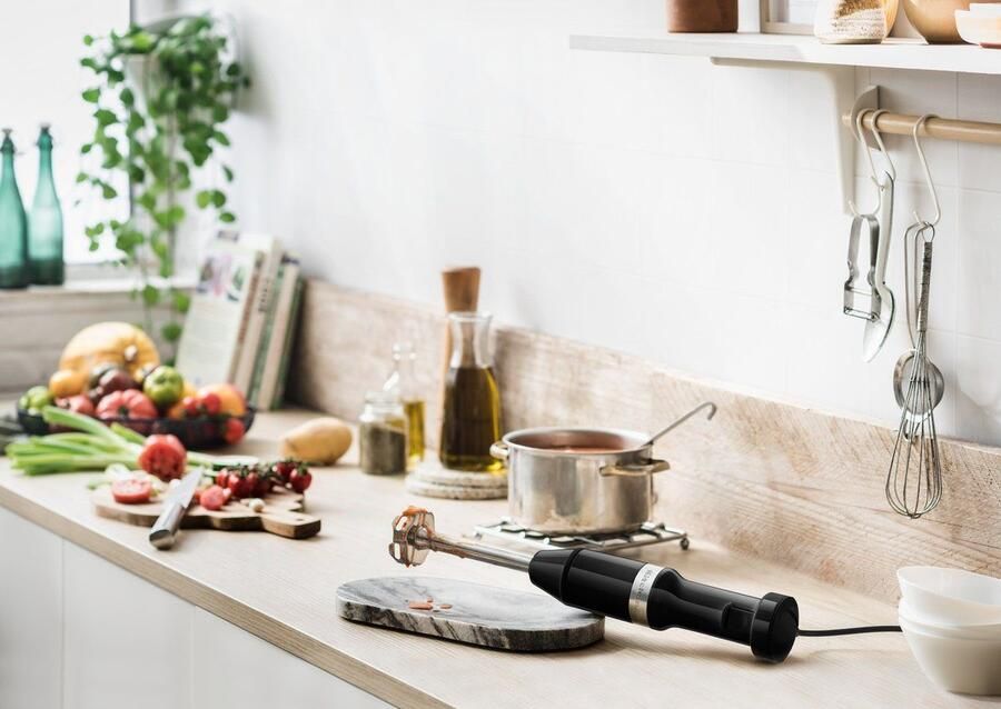 KitchenAid 5KHBV83EOB Staafmixer 180 W Onyx Zwart Inclusief Accessoires - Foto 4