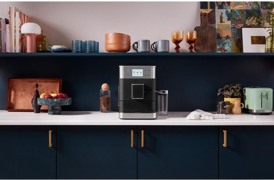 KitchenAid Volautomatische Espressomachine KF7 Touchscreen 20+ receptopties automatische melkopschuimer en reinigingscyclus 2 kopjes tegelijk vullen Vulkaanzwart - Foto 12