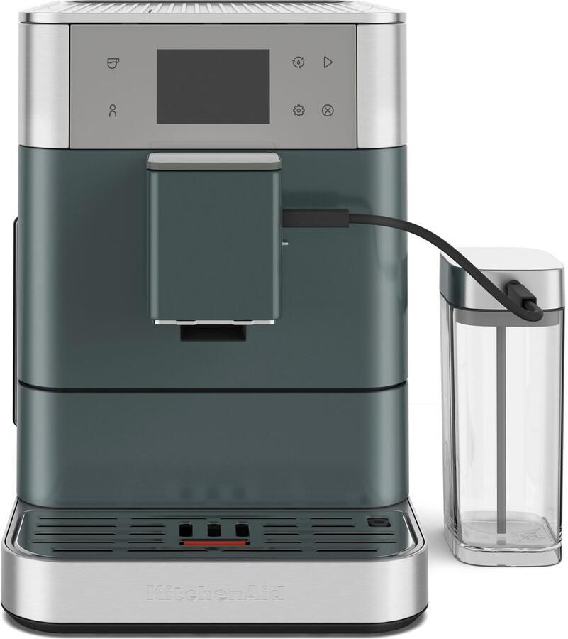 KitchenAid Volautomatische Espressomachine KF7 Touchscreen 20+ receptopties automatische melkopschuimer en reinigingscyclus 2 kopjes tegelijk vullen Juniper - Foto 7