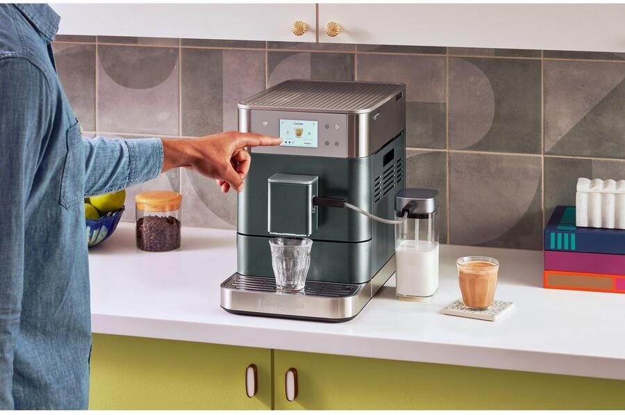 KitchenAid Volautomatische Espressomachine KF7 Touchscreen 20+ receptopties automatische melkopschuimer en reinigingscyclus 2 kopjes tegelijk vullen Juniper - Foto 10