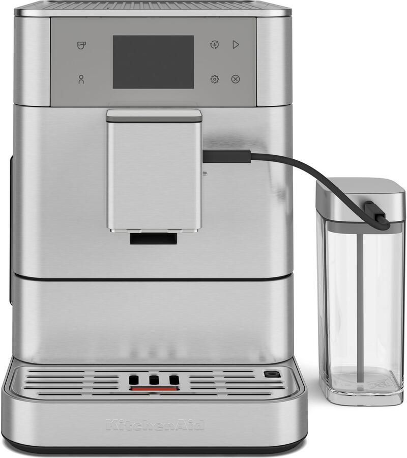 KitchenAid Volautomatische Espressomachine KF7 Touchscreen 20+ receptopties automatische melkopschuimer en reinigingscyclus 2 kopjes tegelijk vullen Roestvrij staal - Foto 6