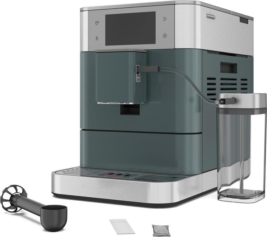 KitchenAid Volautomatische Espressomachine KF8 TTouchscreen 40+ receptopties modus voor plantaardige dranken 2 kopjes tegelijk vullen Juniper - Foto 5