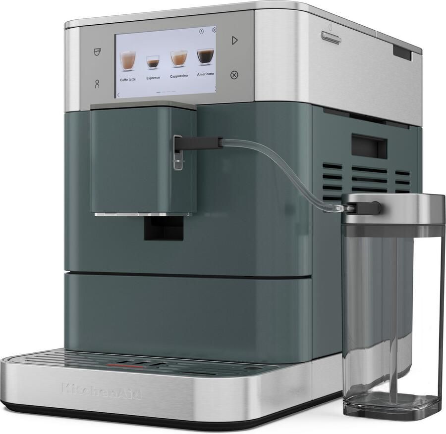 KitchenAid Volautomatische Espressomachine KF8 TTouchscreen 40+ receptopties modus voor plantaardige dranken 2 kopjes tegelijk vullen Juniper