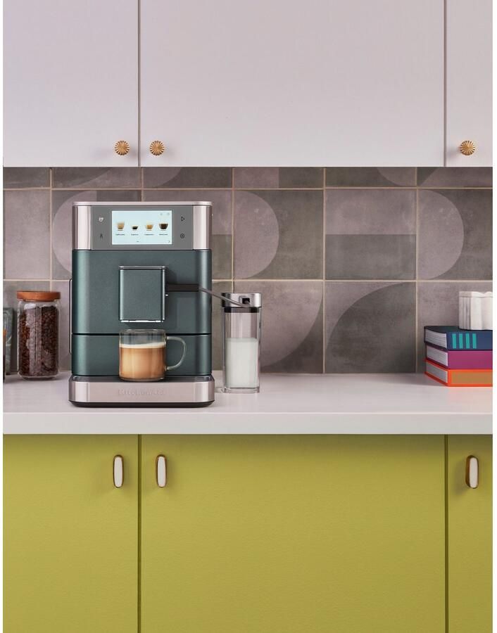 KitchenAid Volautomatische Espressomachine KF8 TTouchscreen 40+ receptopties modus voor plantaardige dranken 2 kopjes tegelijk vullen Juniper - Foto 9