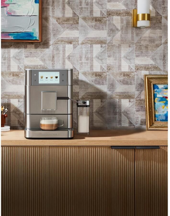 KitchenAid Volautomatische Espressomachine KF8 TTouchscreen 40+ receptopties modus voor plantaardige dranken 2 kopjes tegelijk vullen Roestvrij staal - Foto 9