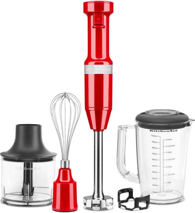 Kitchenaid Staafmixer Rood 5KHBV83EER | Mixers | 5413184907372