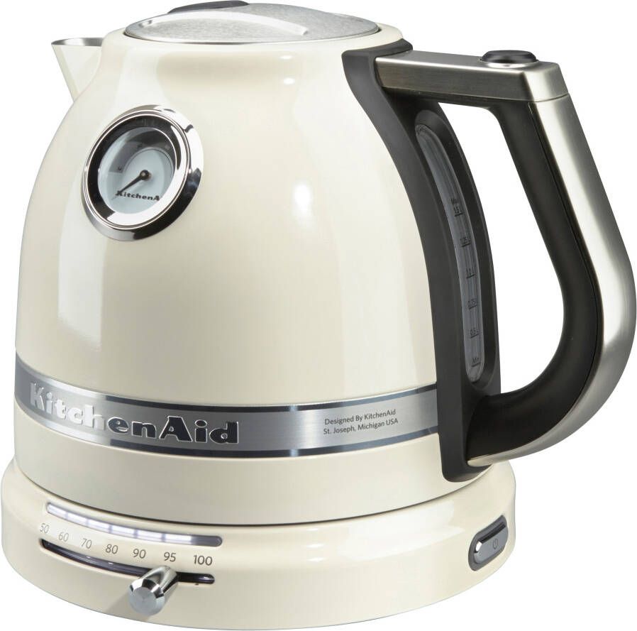 KitchenAid Waterkoker Artisan Amandelwit 5KEK1522EAC TEMPERATUURREGELING 1 5L