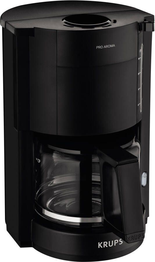 Krups Filterkoffieapparaat F30908 Pro Aroma met glazen kan 1 25l capaciteit 10-15 kopjes 1050w zwart - Foto 2