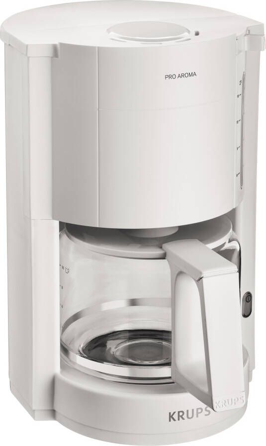 Krups Filterkoffieapparaat F30908 Pro Aroma met glazen kan 1 25l vulhoeveelheid 10-15 kopjes 1050w