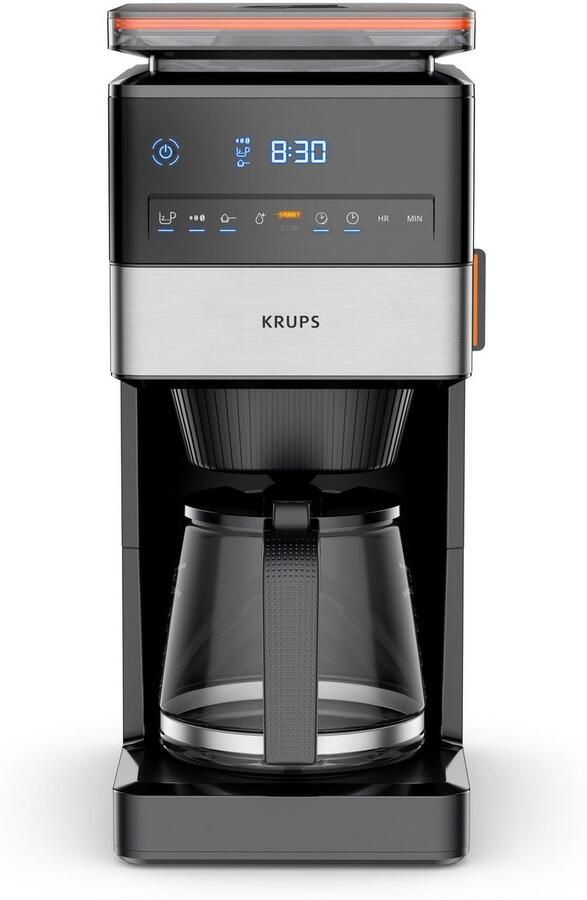 Krups Filterkoffieapparaat KM8428 Grind Aroma XL 1 5 l Kegelmolen digitaal bedieningspaneel 1 5 l 2 uur warmhoudfunctie - Foto 8